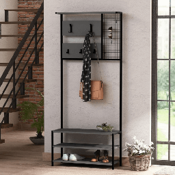 [99277] Scaffale ingresso Nomad metallo antracite