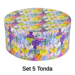 [S-V1217320000] Scatola cartone per 1-5 camicie tondo ø40,5x17,8 cm