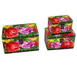 [S-V1230350000] Scatola ecopelle multicolor rettangolare 26x18x14 cm