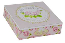 [S-V9136960000] Scatola portathe salon de the cm. 24 x 24 h 7