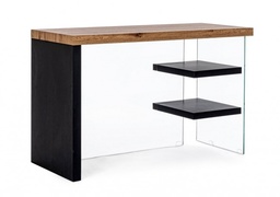 [S-B0734007] Scrivania 2M Line Wood Nero 120X50