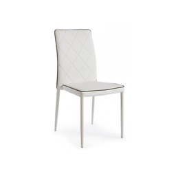 [S-B0731857] Sedia Achille con struttura in acciaio colore bianco