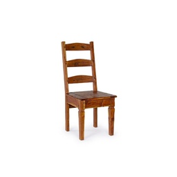 [S-B0742754] Sedia Chateux legno acacia rustica anticata