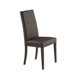 [S-FZ99649] Sedia Nancy marrone standard