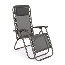 [S-B0814957] Sedia a sdraio Martin grigio da esterno