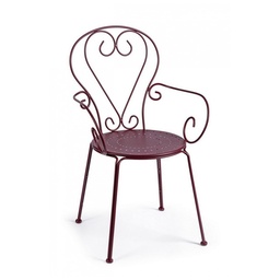 [S-B0802861] Sedia con braccioli impilabile Etienne Bordeaux