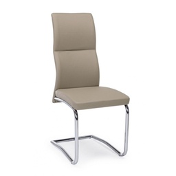 [S-B0730012] Sedia in ecopelle Tortora THELMA 44x58x h104 cm