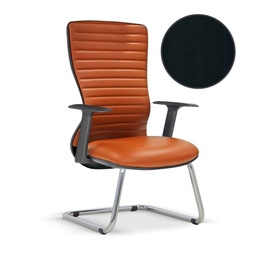[S-FZ95680] Sedia ospite ufficio Arya nero