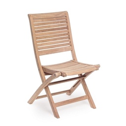 [S-B0804380] Sedia pieghevole in legno stile classico
