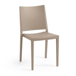 [94736] Sedia salotto in polipropilene Tortora MOSK 46x56x h82 cm