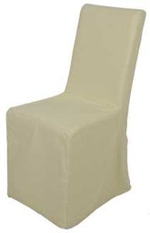 [S-V9135290000] Sedia Rivestita in Tessuto Crema - Dimensioni: 47x57x100 cm