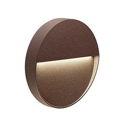 [S-SOV99156/27] Applique Segna Passo LED 3W 4000K Geo Round Caffè