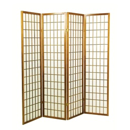 [S-V42030600NA] Paravento in carta di riso naturale 180 x 180 cm