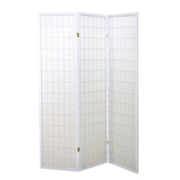 [S-V42030500BI] Separé carta di riso 3 ante bianco - 45x180 cm