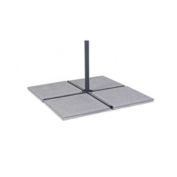 [S-B0795658] Set 4 marmette cemento mix grigio 50x50 20kg