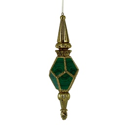 [S-V6194340000] Sfera in resina verde 6,3x6,3x23,1 cm