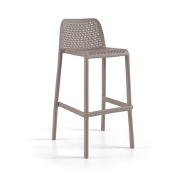 [100055] Sgabello Oxy 99 H in Polipropilene Tortora 50 x 45 x 99 cm