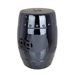 [S-B0740024] Sgabello Sfinge Blues in ceramica