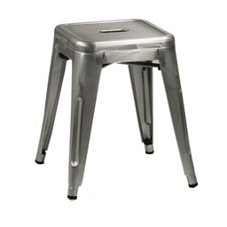 [S-V8032880000] Sgabello in ferro galvanizzato 39x39x45 cm
