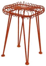 [S-V9140180000] Sgabello in ferro lo-8110, 31 x 31 cm, altezza 47 cm