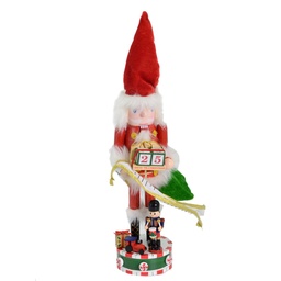 [S-V6320520000] Soldatino in legno calendario 14x11x38 cm