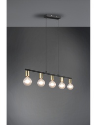 [S-TRIOR30185008] Sospensione Vannes Ottone L82 cm - Trio Lighting