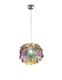 [S-TRIOR30401069] Sospensione Multicolor a Forma di Pigna Ø40 cm