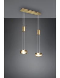 [S-TRIO326510208] Sospensione a Disco Led Dimmer in Ottone Franklin Trio Lighting