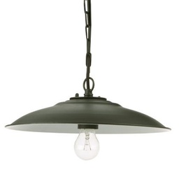[S-SOV213/16] Sospensione Grande E27 Grafite - Struttura in Alluminio Pressofuso - Lampada Esclusa - Adatta per Lampade a Risparmio Energetico