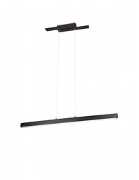 [S-TRIO375510432] Sospensione Moderna Doppia Luce LED Antracite