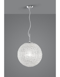 [S-TRIO307804100] Sospensione Sweety in Nichel e Acrilico Ø40 cm