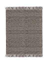 [S-B0601525] Tappeto Hiruni Marrone 140x200 - 70% lana, 30% poliestere