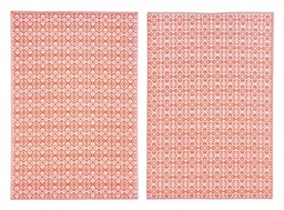 [S-B0607636] Tappeto Tirrenia Rosso-Bia 120X180