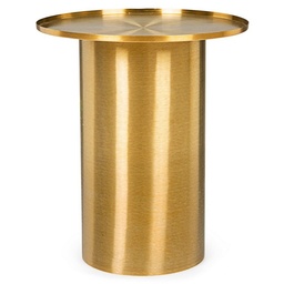[S-B0746707] Tavolino Gold in metallo stile atmosphere cm Ø51x59h
