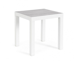 [S-B0663341] Tavolino Kledi 50X50 Bianco Jx11