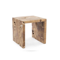 [S-B0680444] Tavolino in Legno Rocio 45x45 cm