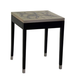 [S-V9119970000] Tavolino Argento Magnolia - 48,5 x 48,5 cm, Altezza 61 cm