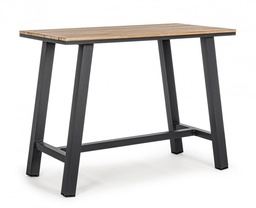 [S-B0663206] Tavolo Bar Skipper 131x73 Naturale/Antracite
