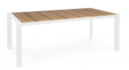 [S-B0663239] Tavolo Elias 198x100 Bianco - Design Moderno e Durevole