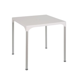 [94759] Tavolo Prime polipropilene bianco quadrato 70x70