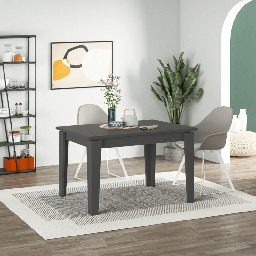[97905] Tavolo allungabile Megaron antracite 120x80 cm