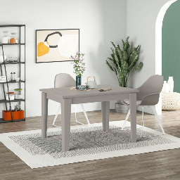 [97906] Tavolo allungabile Megaron tortora light mocha 120x80 cm