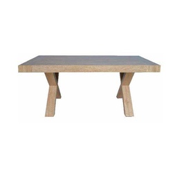 [S-FZ55678] Tavolo con piano in folding olmo 2 allunghi laterali 180/280x100xh.75 cm