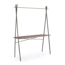 [S-B0721289] Tavolo espositore rettangolare 151.5x48x198 cm