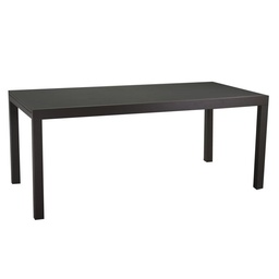 [S-V64519100TO] Tavolo alluminio allungabile antracite opaco 160/220x90x67,5/75 cm
