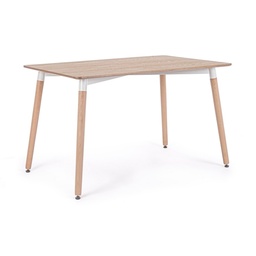 [S-B0732985] Tavolo in legno stile naturale 120x80