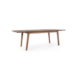 [S-B0806913] Tavolo per esterno allungabile in legno 180/240x90x h76 cm