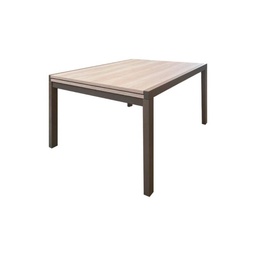 [79326] Tavolo rettangolare Korallo allungabile larice grigio e olmo 120x90x76h