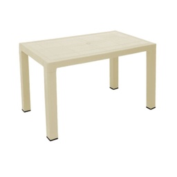 [94858] Tavolo rettangolare TAV526 beige da esterno 120x70 cm