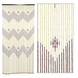 [S-V0605330000] Tenda estate zig zag legno - 140x240 cm